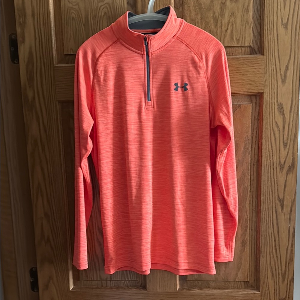 Under Armour Vibrant Orange Quarter Zip